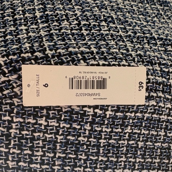 NWT - Joe Fresh Blue Tweed Skirt - Picture 3 of 3